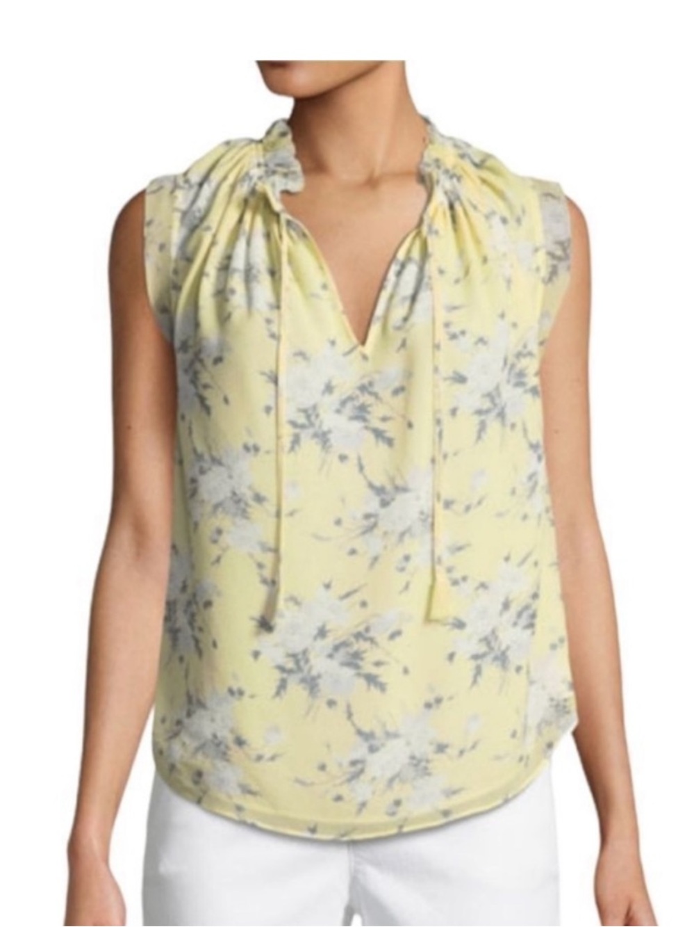 Rebecca Taylor silk floral top size 6